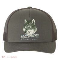 Yellowstone National Park Wolf Logo Yupoong Adult 5-Panel Trucker Hat thumb 0