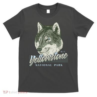 Yellowstone National Park Wolf Logo T-Shirt