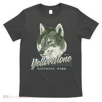 Yellowstone National Park Wolf Logo T-Shirt thumb 0