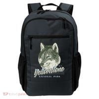 Yellowstone National Park Wolf Logo Backpack thumb 0