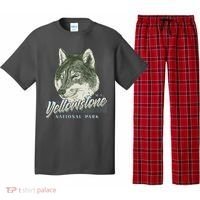 Yellowstone National Park Wolf Logo Pajama Set thumb 0