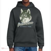 Yellowstone National Park Wolf Logo District V.I.T. Heavyweight Hoodie thumb 0