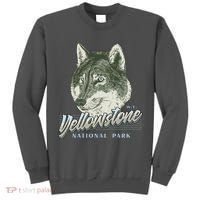 Yellowstone National Park Wolf Logo Tall Sweatshirt thumb 0