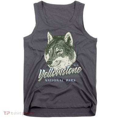 Yellowstone National Park Wolf Logo Tank Top