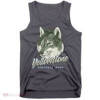 Yellowstone National Park Wolf Logo Tank Top thumb 0