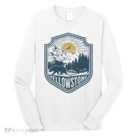 Yellowstone National Park Bear Nature Hiking Outdoors Long Sleeve Shirt thumb 0