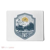 Yellowstone National Park Bear Nature Hiking Outdoors Mousepad thumb 0