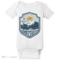 Yellowstone National Park Bear Nature Hiking Outdoors Baby Bodysuit thumb 0