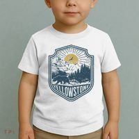 Yellowstone National Park Bear Nature Hiking Outdoors Toddler T-Shirt thumb 2