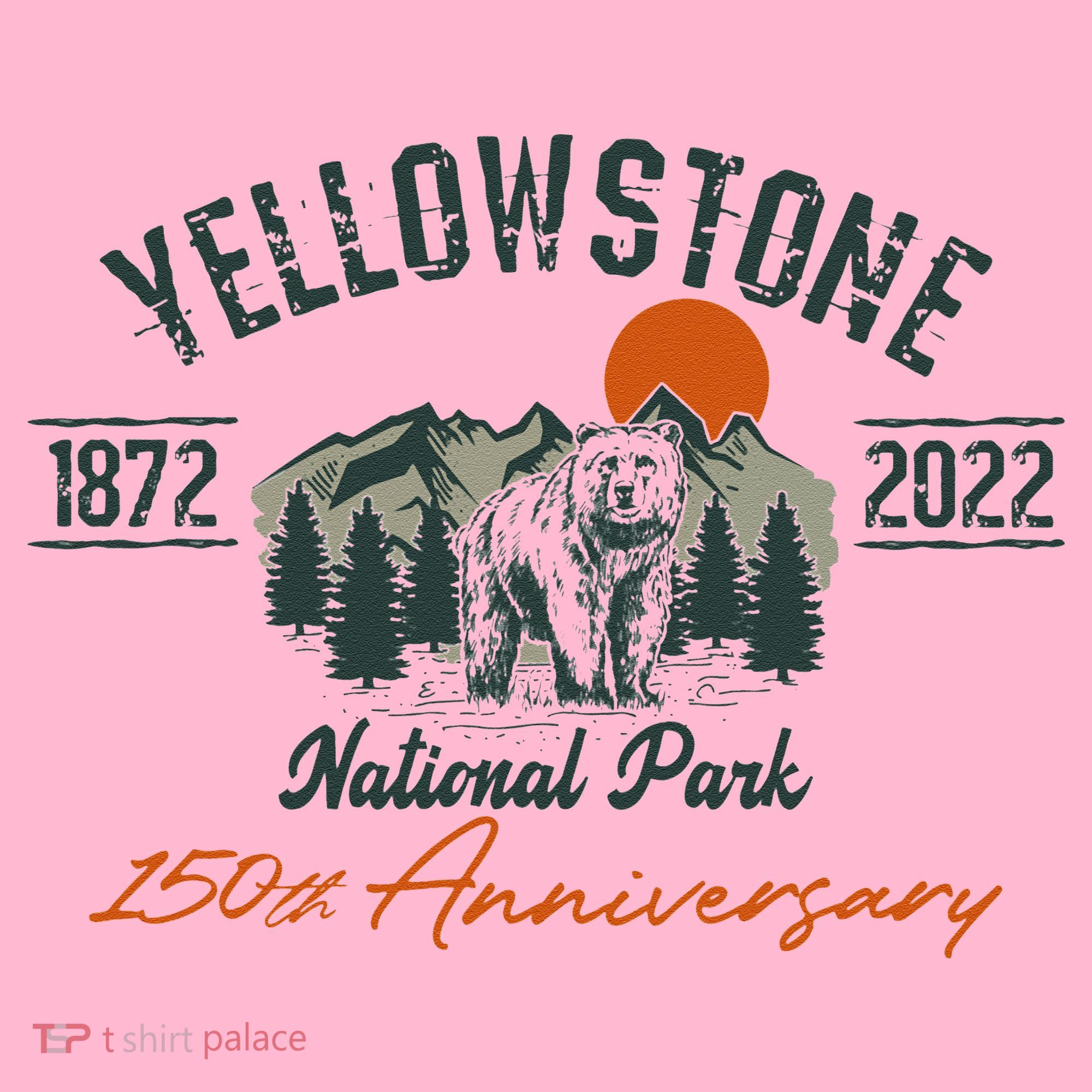 Yellowstone National Park 150th Anniversary Memorabilia Long Sleeve Coaster