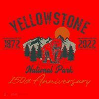 Yellowstone National Park 150th Anniversary Memorabilia Long Sleeve Santa Hat thumb 1