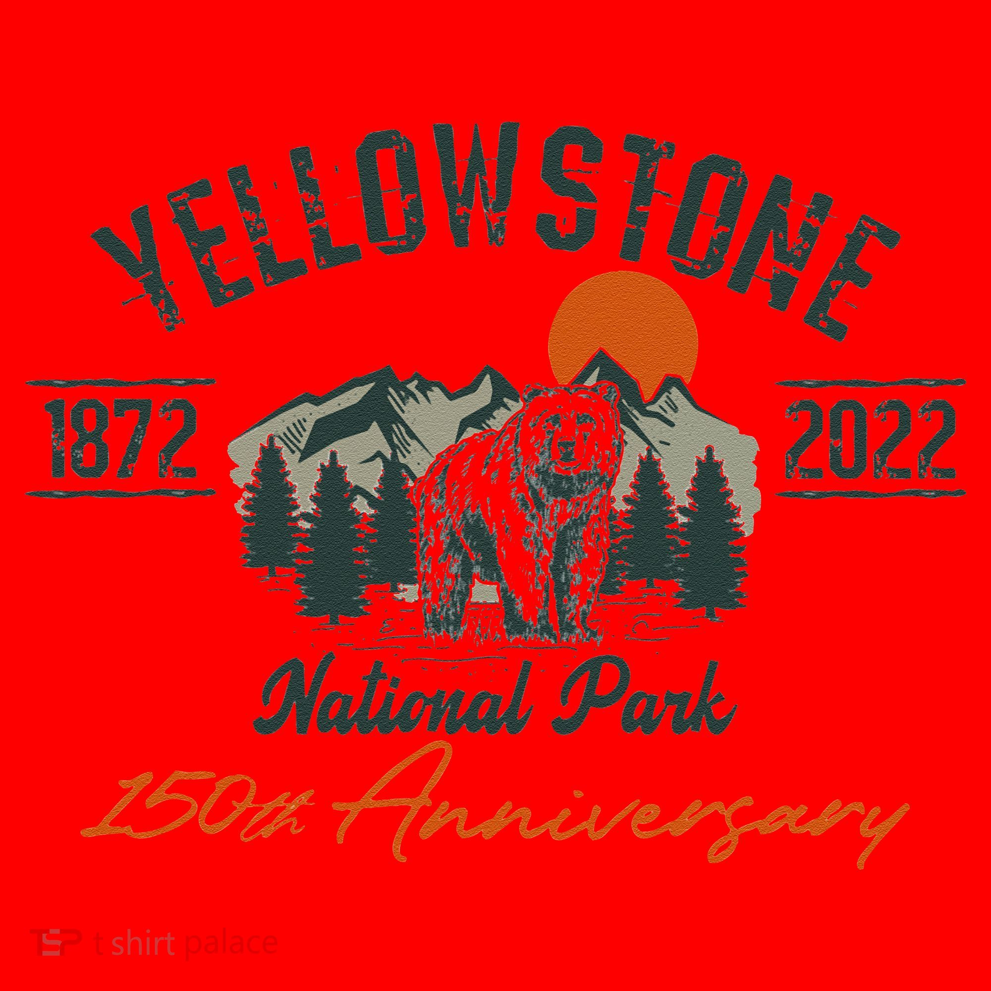Yellowstone National Park 150th Anniversary Memorabilia Long Sleeve Santa Hat