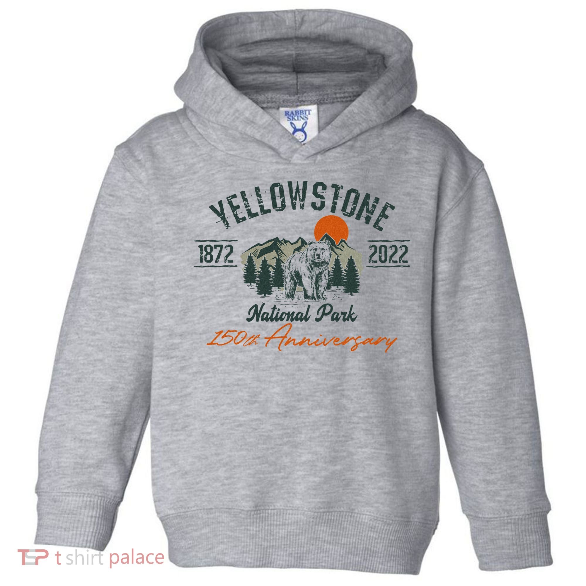 Yellowstone National Park 150th Anniversary Memorabilia Long Sleeve Toddler Hoodie