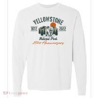 Yellowstone National Park 150th Anniversary Memorabilia Long Sleeve Comfort Colors Heavyweight Long Sleeve T-Shirt thumb 0