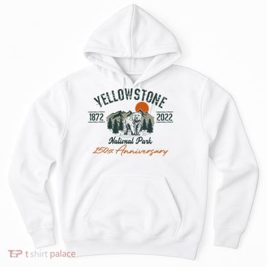 Yellowstone National Park 150th Anniversary Memorabilia Long Sleeve Hoodie