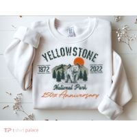 Yellowstone National Park 150th Anniversary Memorabilia Long Sleeve Sweatshirt thumb 2