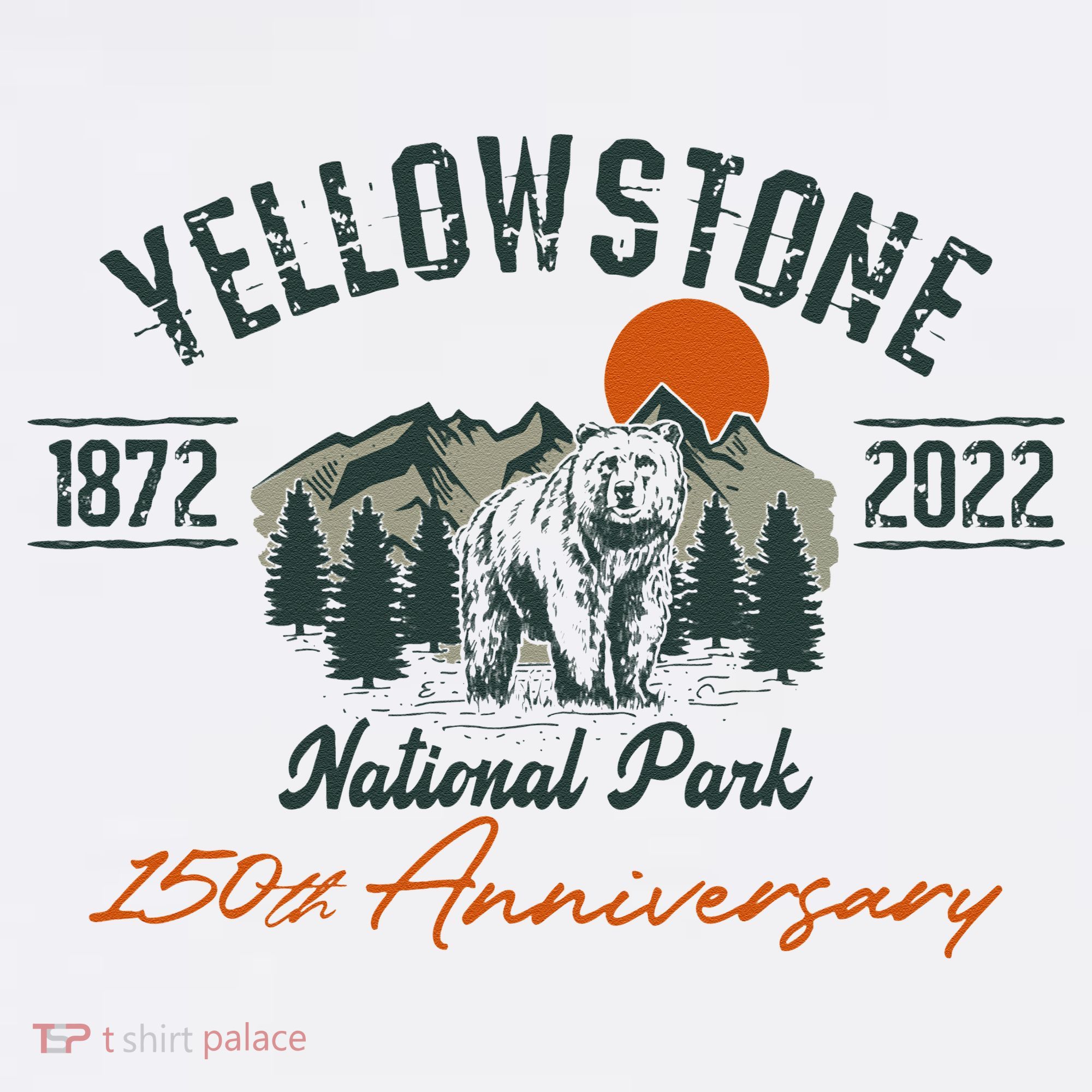 Yellowstone National Park 150th Anniversary Memorabilia Long Sleeve T-Shirt