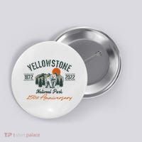 Yellowstone National Park 150th Anniversary Memorabilia Long Sleeve Button thumb 0