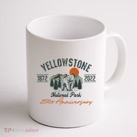 Yellowstone National Park 150th Anniversary Memorabilia Long Sleeve Coffee Mug thumb 1