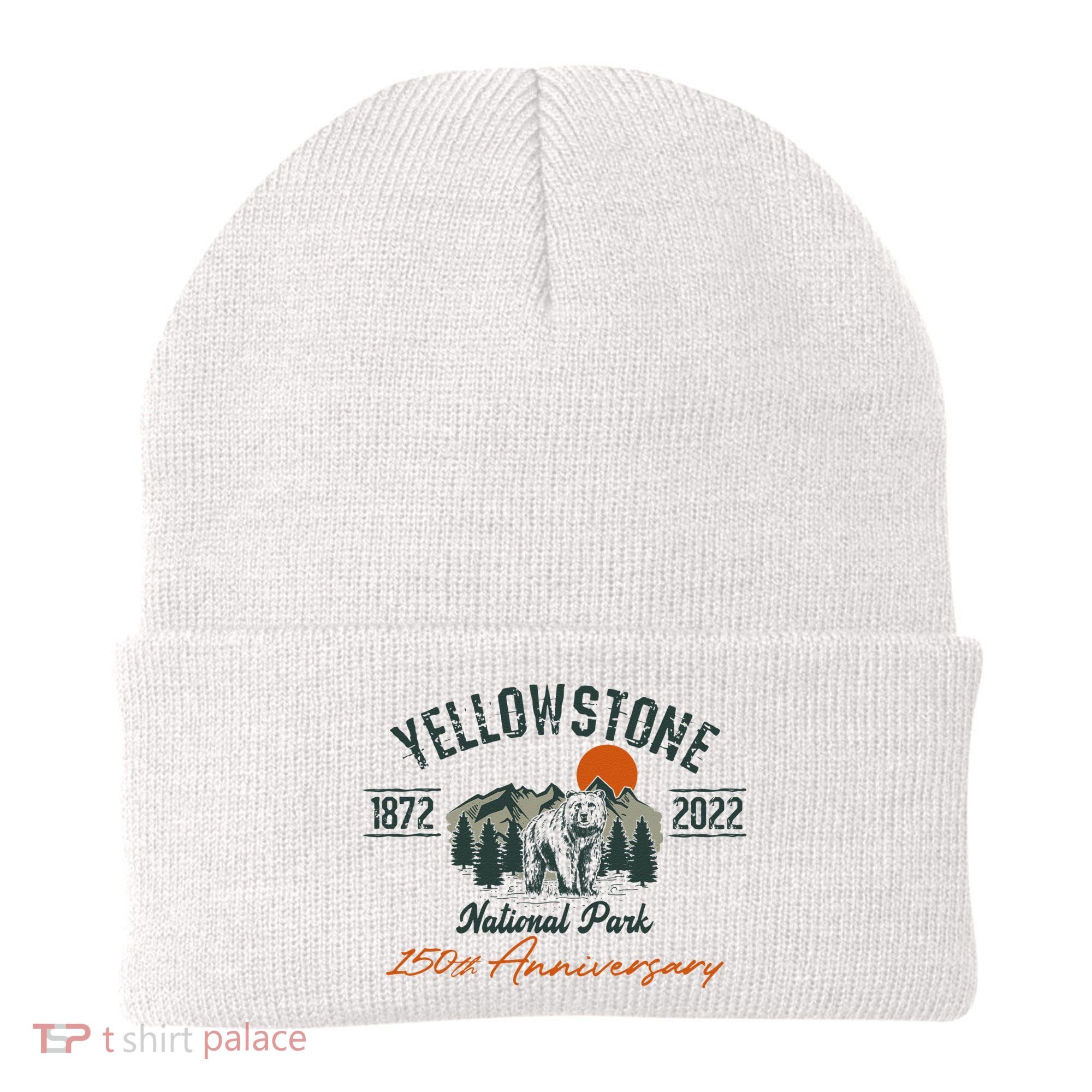 Yellowstone National Park 150th Anniversary Memorabilia Long Sleeve Beanie