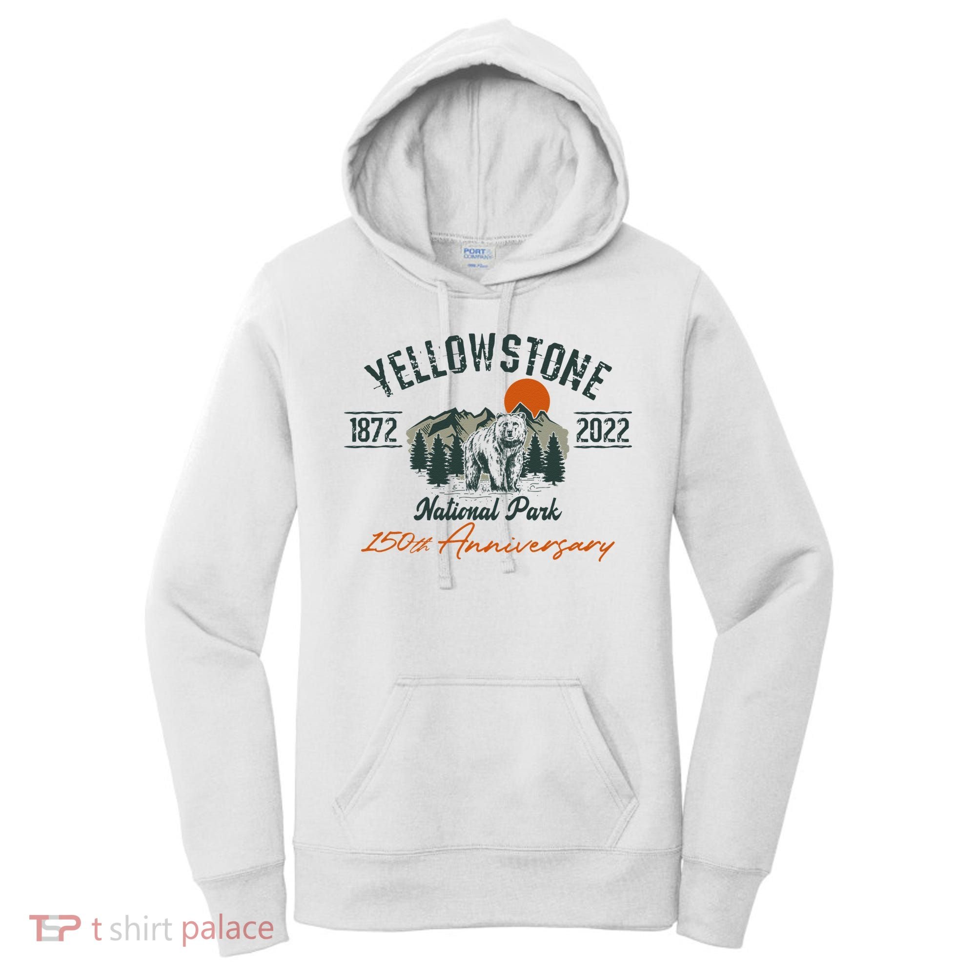 Yellowstone National Park 150th Anniversary Memorabilia Long Sleeve Women's Hoodie