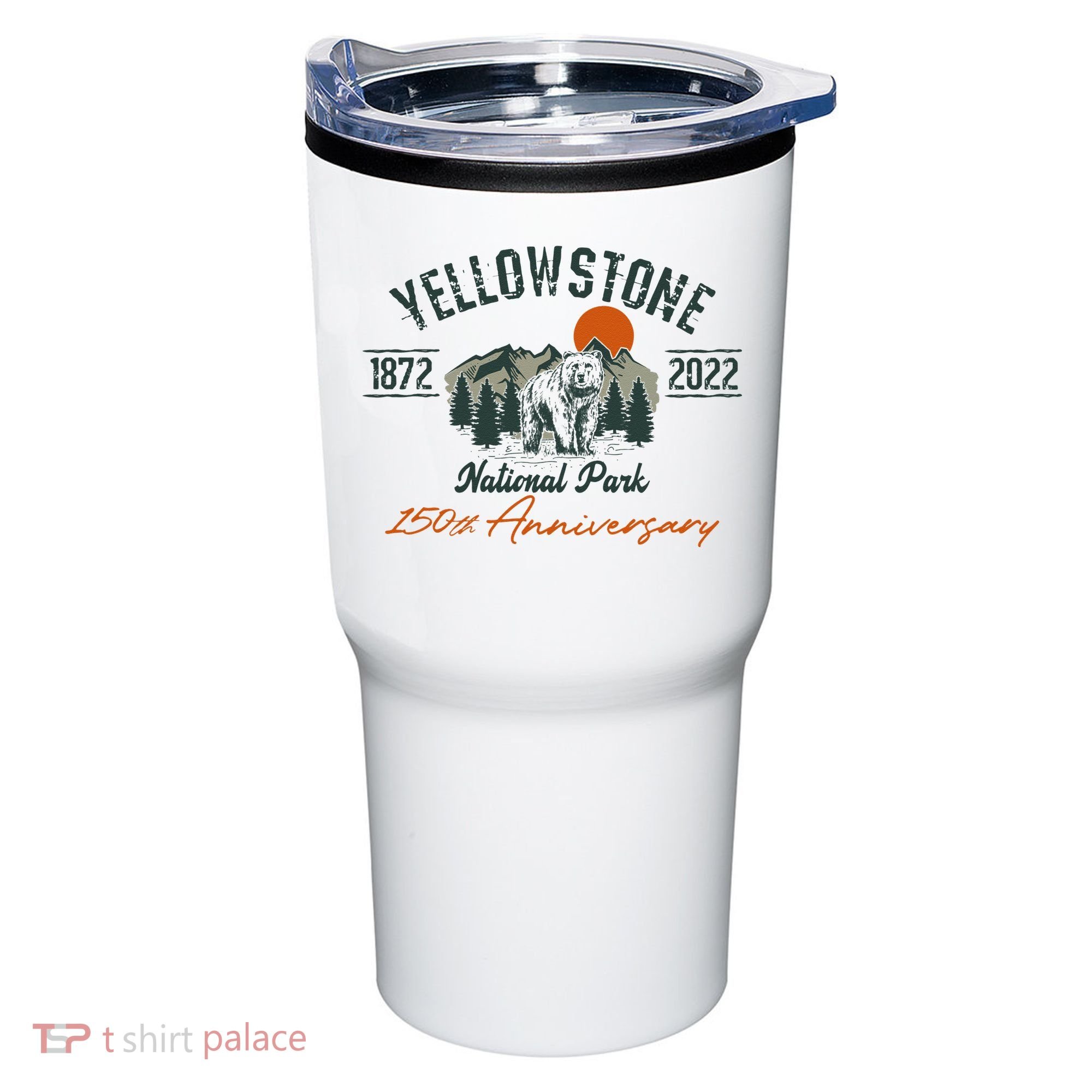 Yellowstone National Park 150th Anniversary Memorabilia Long Sleeve Tumbler