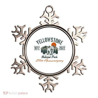 Yellowstone National Park 150th Anniversary Memorabilia Long Sleeve Ornament