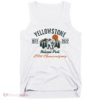 Yellowstone National Park 150th Anniversary Memorabilia Long Sleeve Tank Top thumb 0
