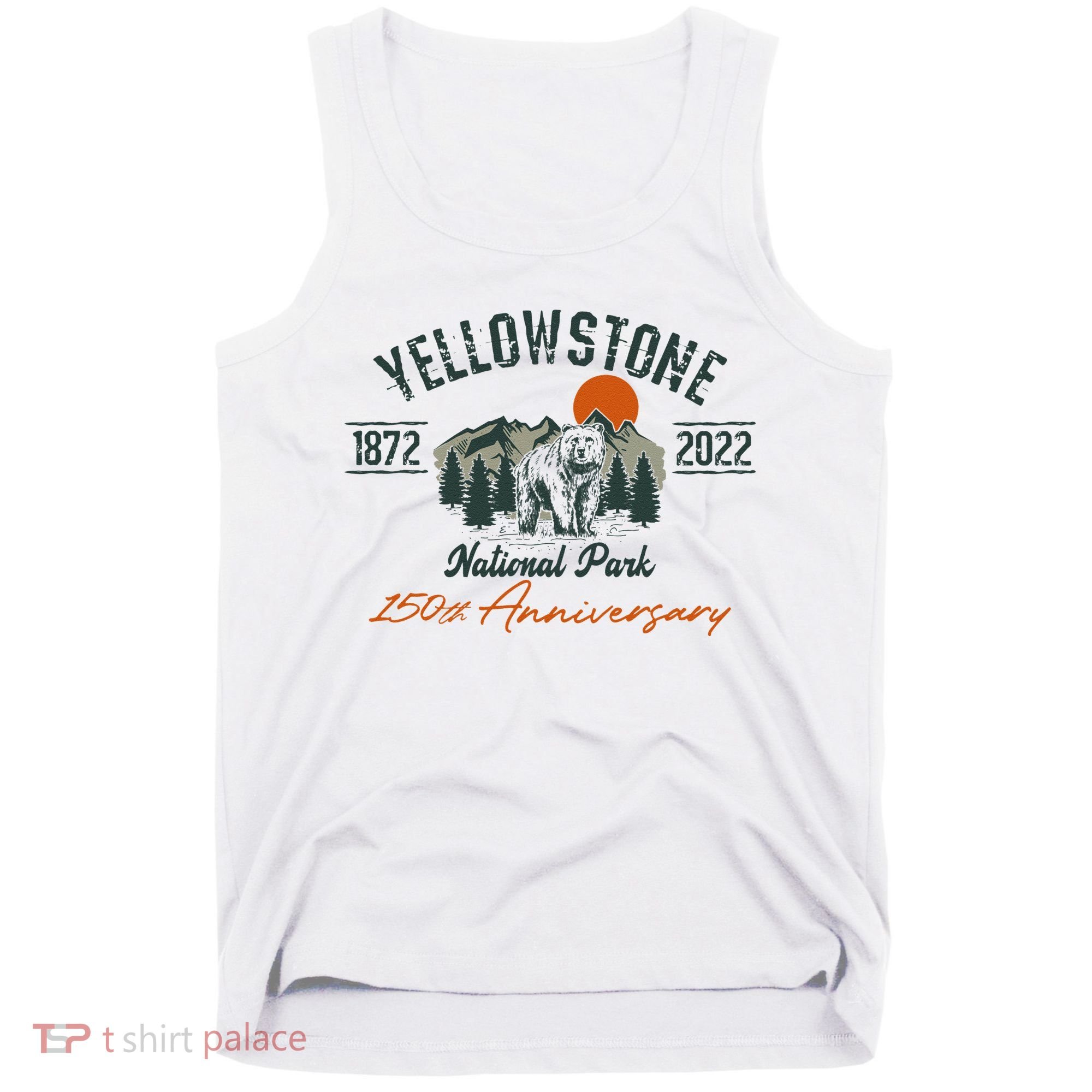 Yellowstone National Park 150th Anniversary Memorabilia Long Sleeve Tank Top