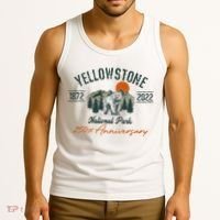 Yellowstone National Park 150th Anniversary Memorabilia Long Sleeve Tank Top thumb 3