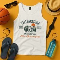 Yellowstone National Park 150th Anniversary Memorabilia Long Sleeve Tank Top thumb 4