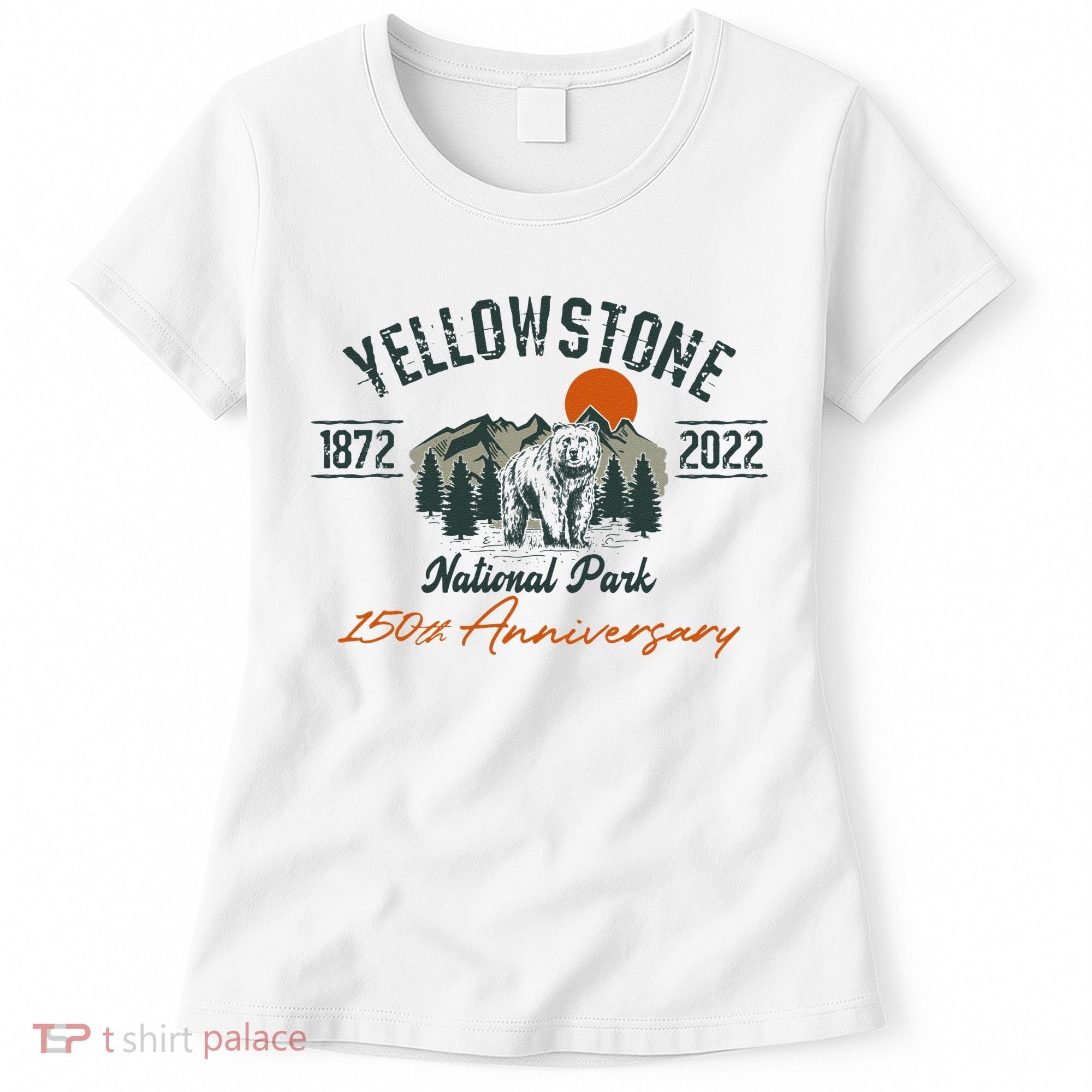 Yellowstone National Park 150th Anniversary Memorabilia Long Sleeve Women's T-Shirt