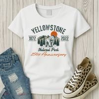 Yellowstone National Park 150th Anniversary Memorabilia Long Sleeve Women's T-Shirt thumb 3