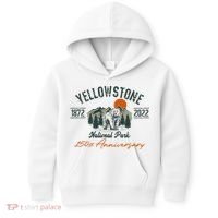Yellowstone National Park 150th Anniversary Memorabilia Long Sleeve Kids Hoodie thumb 0