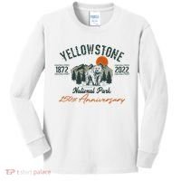 Yellowstone National Park 150th Anniversary Memorabilia Long Sleeve Kids Long Sleeve Shirt thumb 0