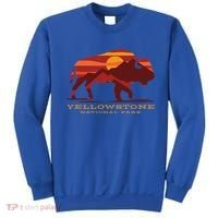 Yellowstone National Park Wyoming Buffalo Bison Sunset Sweatshirt thumb 0