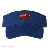 Yellowstone National Park Wyoming Buffalo Bison Sunset Visor thumb 0