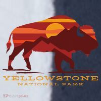 Yellowstone National Park Wyoming Buffalo Bison Sunset Sport-Tek Competitor United Soccer Jersey thumb 4
