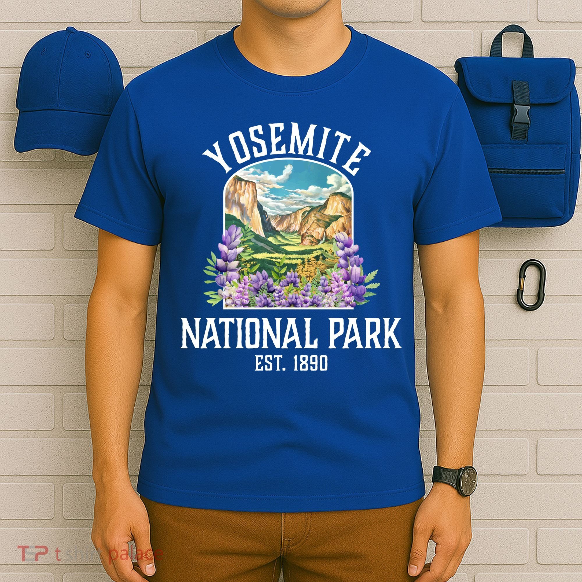 Yosemite National Park Lupine Vintage Gift T-Shirt