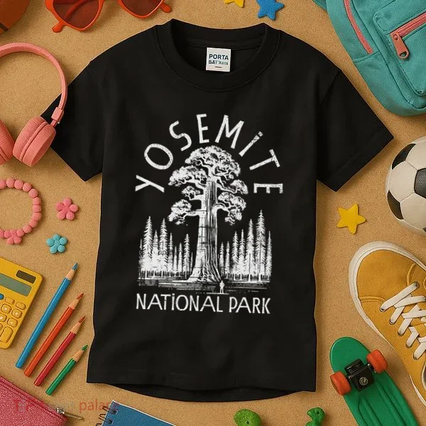 Yosemite National Park Kids T-Shirt