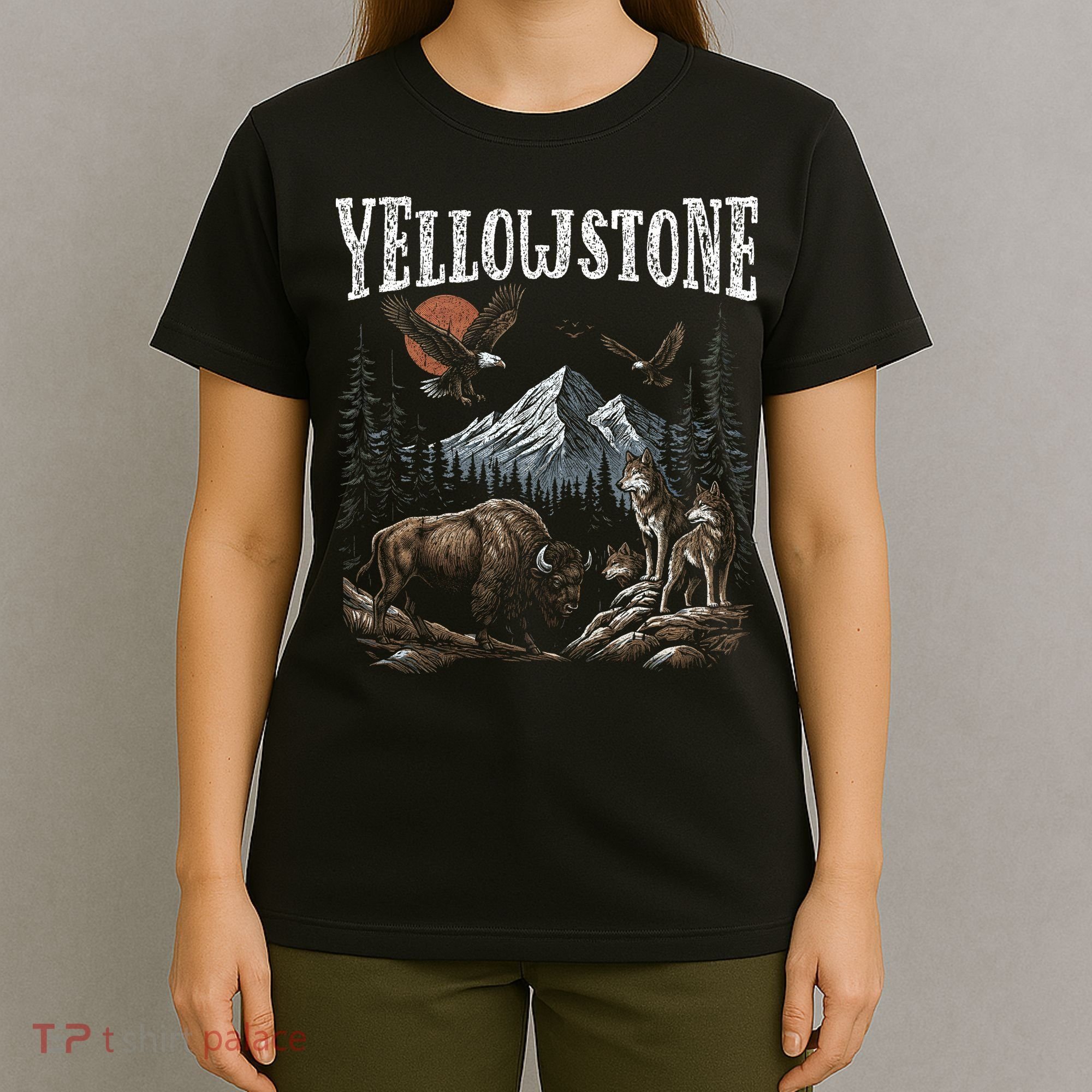 Yellowstone National Park Vintage 90s T-Shirt