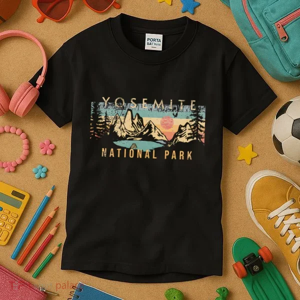 Yosemite National Park Kids T-Shirt