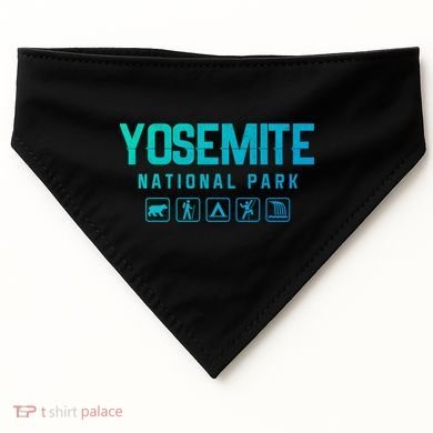 Yosemite National Park Great Gift USA-Made Doggie Bandana