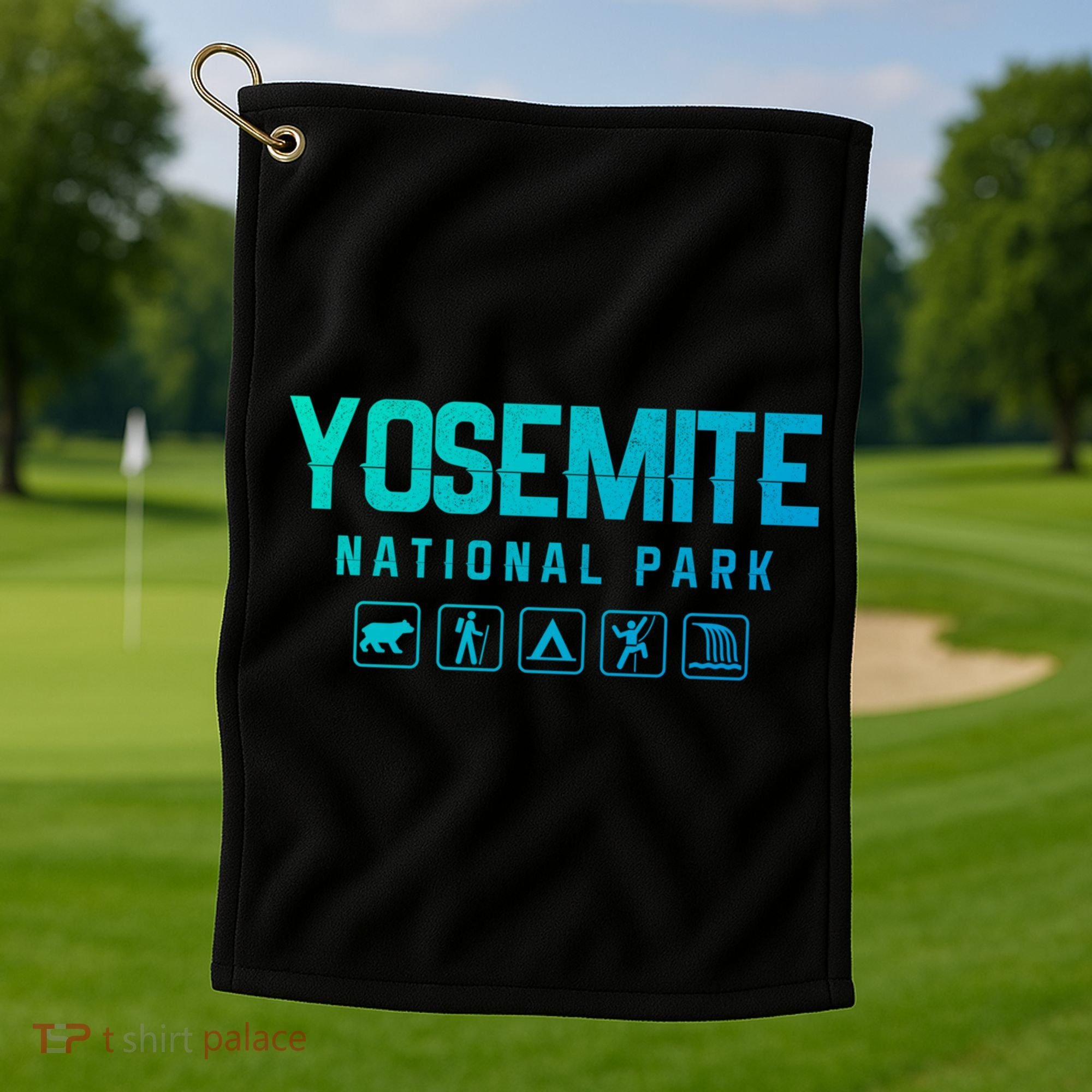 Yosemite National Park Great Gift Golf Towel