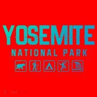 Yosemite National Park Great Gift Santa Hat thumb 1