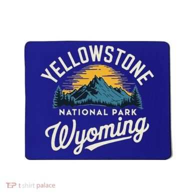 Yellowstone National Park Wyoming Souvenir Mousepad