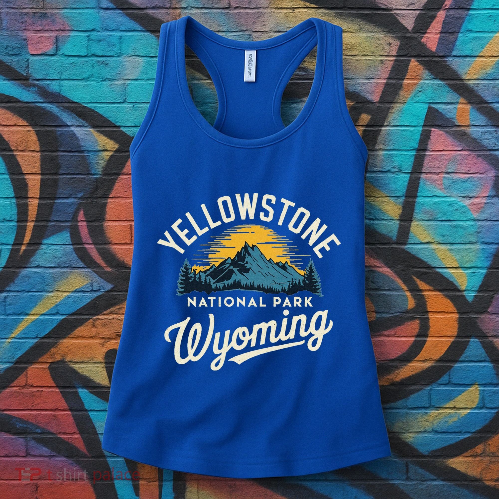 Yellowstone National Park Wyoming Souvenir Women's Tank Top