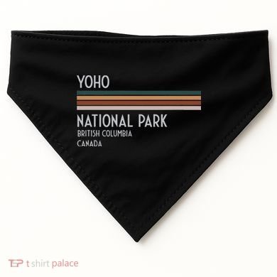 Yoho National Park Canada USA-Made Doggie Bandana