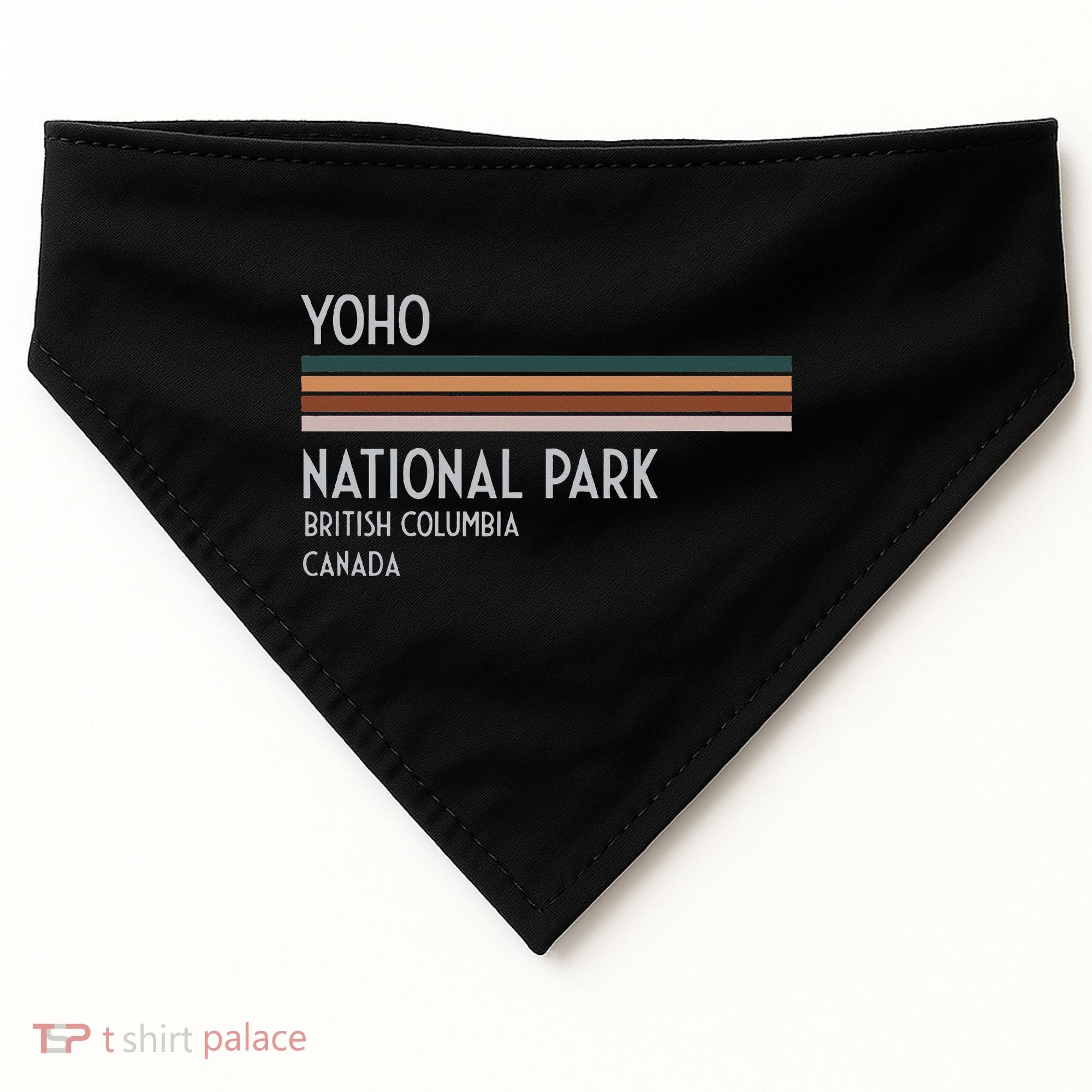 Yoho National Park Canada USA-Made Doggie Bandana