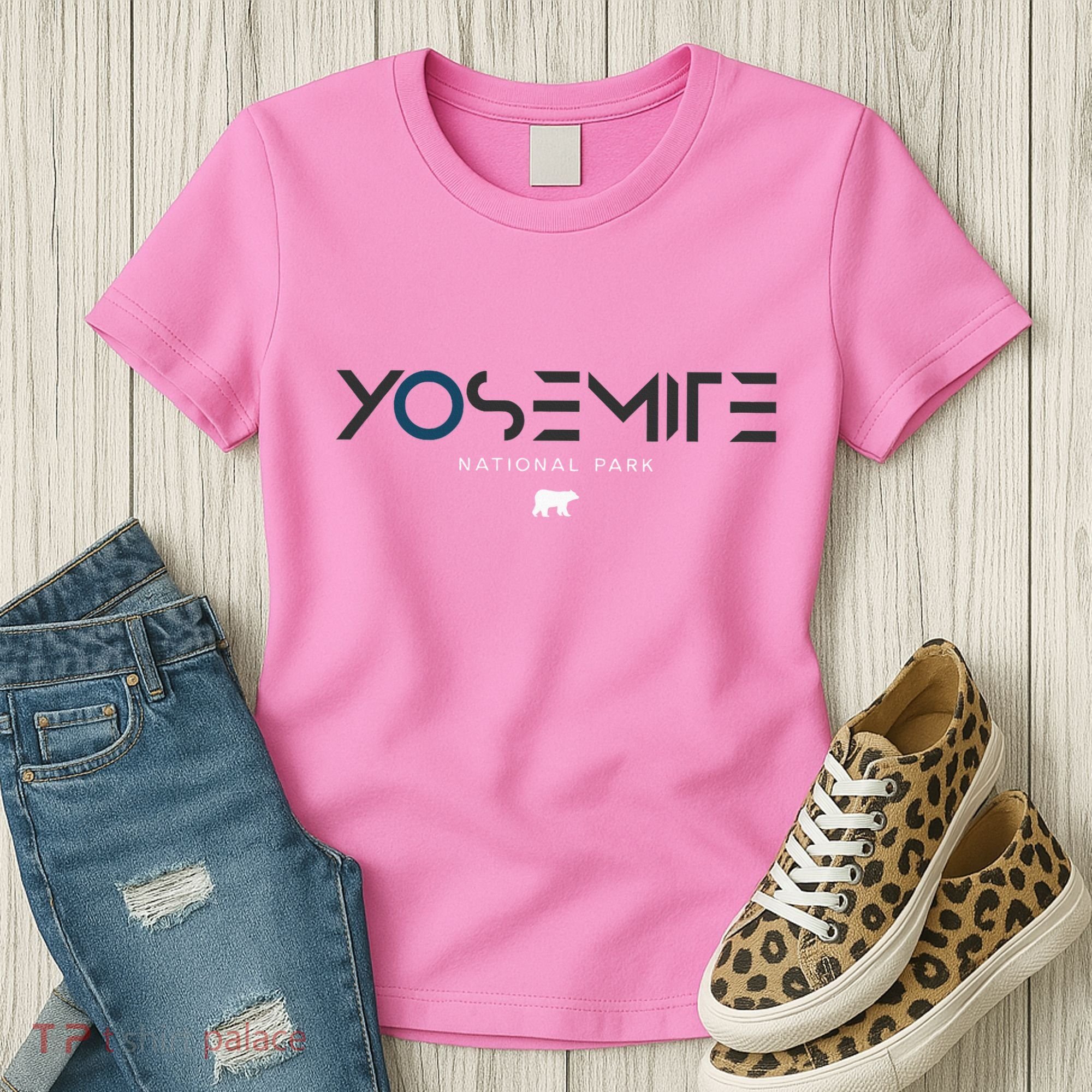 Yosemite National Park California Tonal Women's T-Shirt